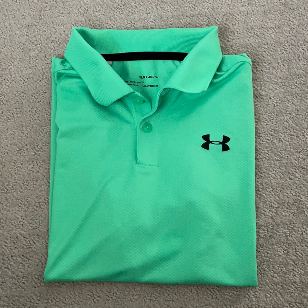 Boys Under Armour polo shirt size Youth Large
